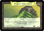 Gants en cuir de dragon