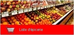 Liste d'épicerie